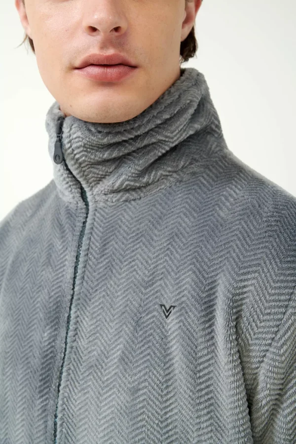 Fleece Ρόμπα Ζιβάγκο με Φερμουάρ 21706 -3