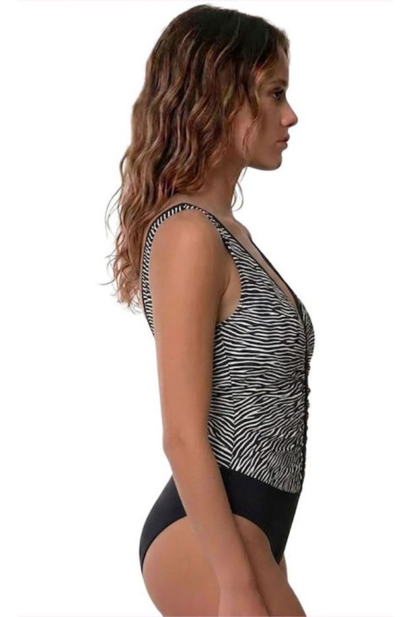 Ολόσωμο μαγιό animal print 982510.