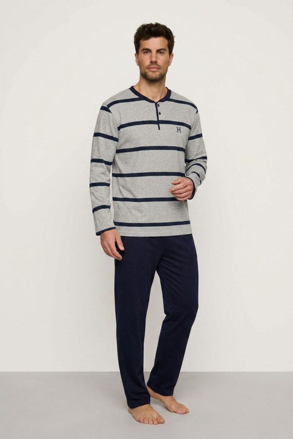 Ανδρική Πυζάμα Ζακάρ Harmony Homewear 811303