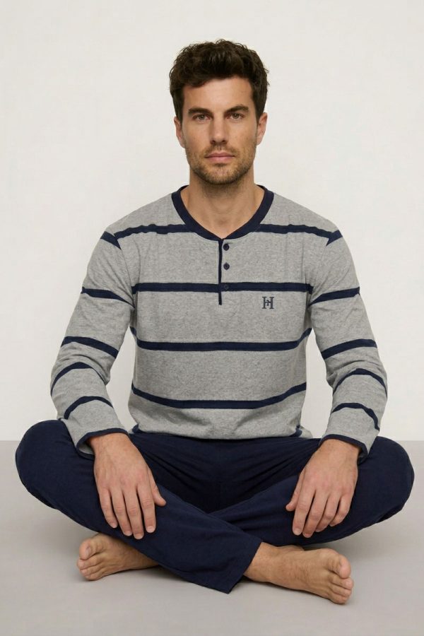 Ανδρική Πυζάμα Ζακάρ Harmony Homewear | 811303.